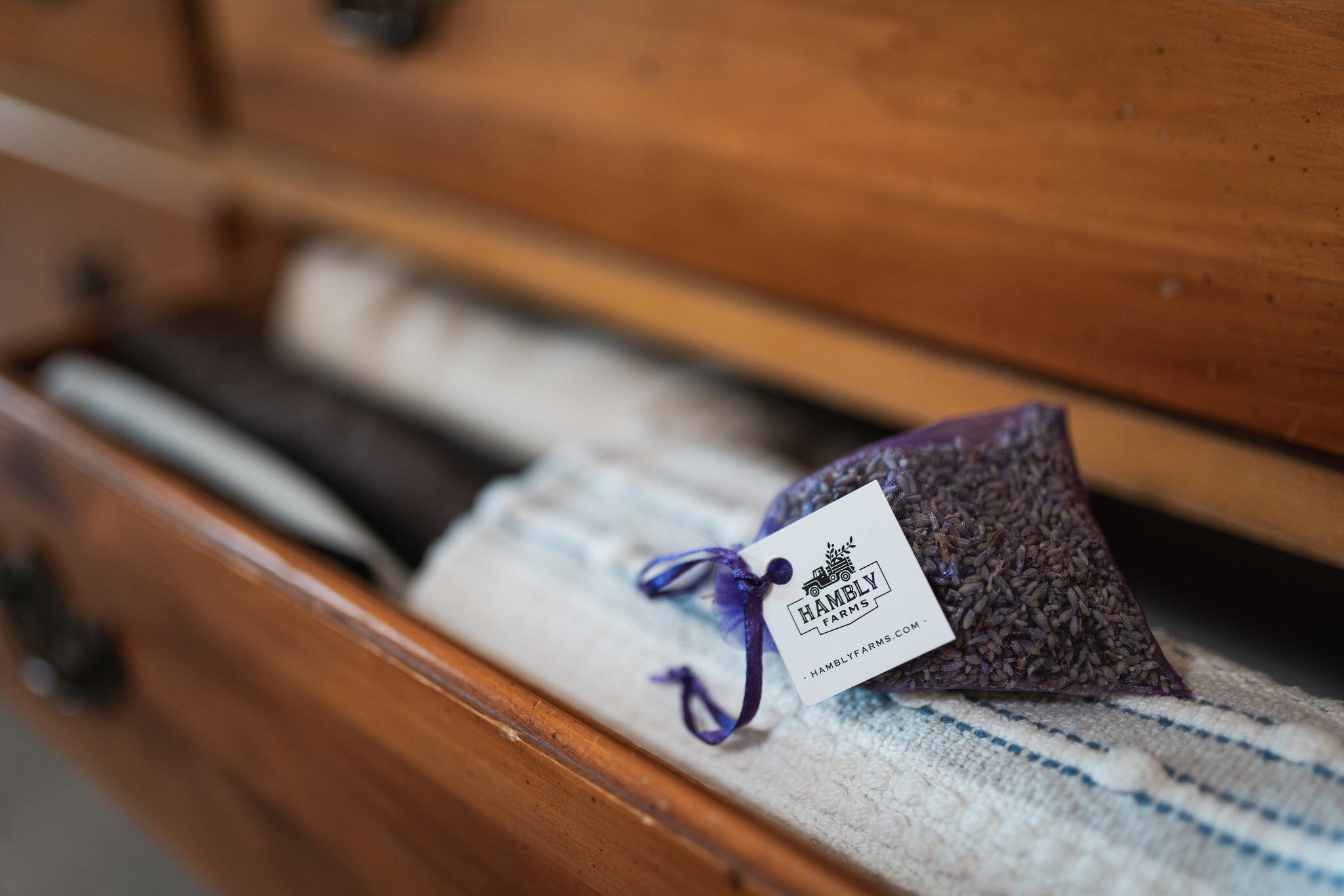 lavender sachets linen drawer