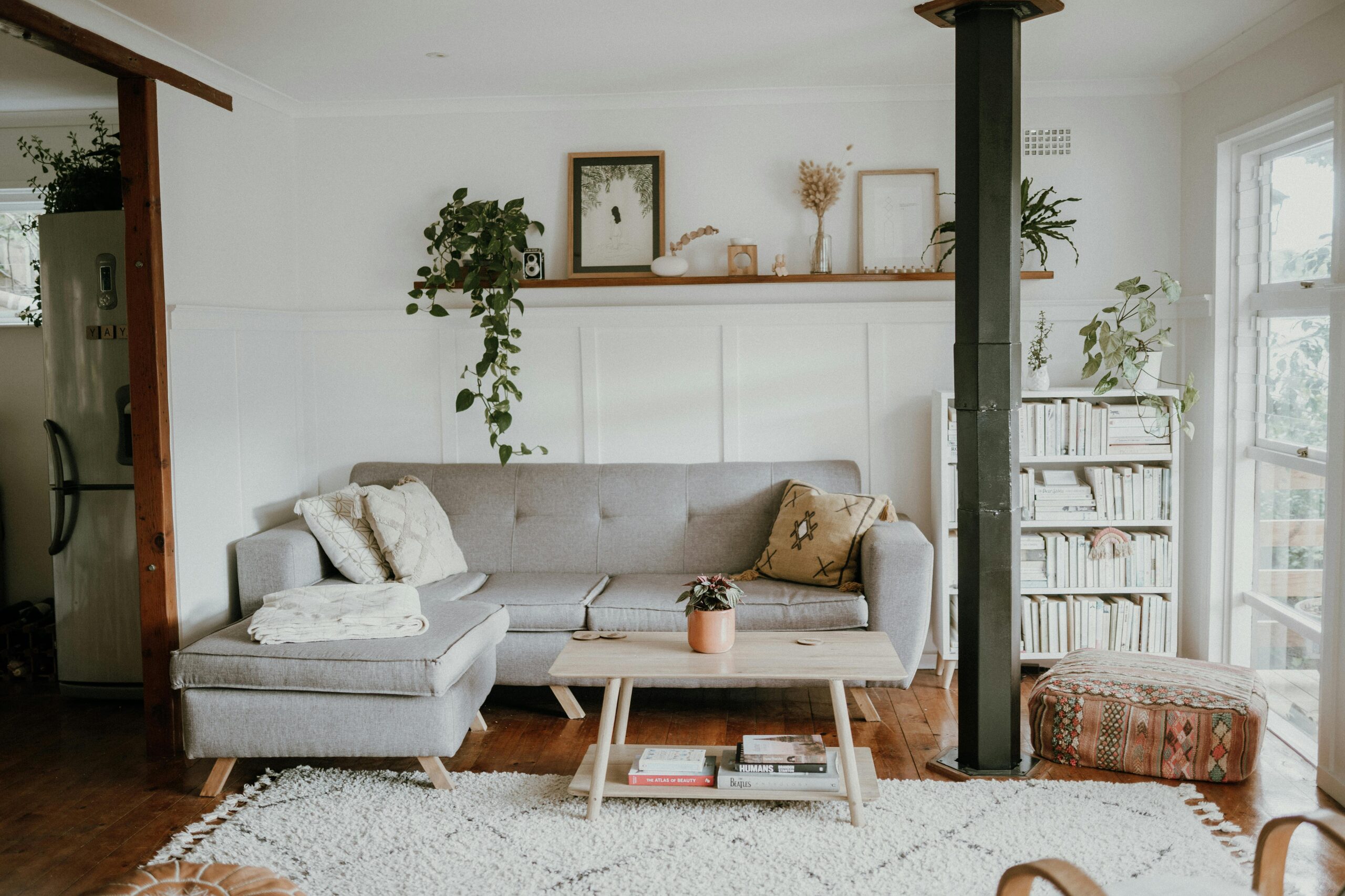 kumquat in Scandinavian living room