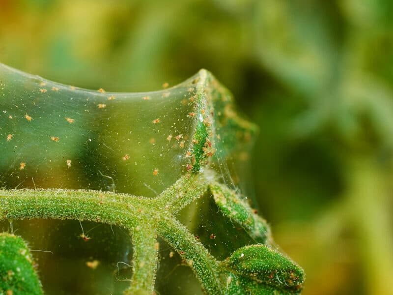 impatiens spider mites underside
