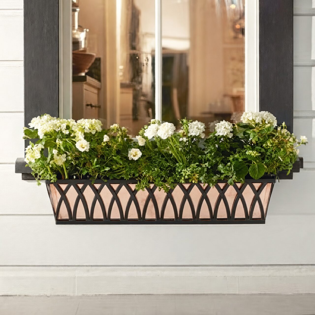 window box drainage layer pebbles