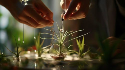 tillandsia xerographica mounting fishing line