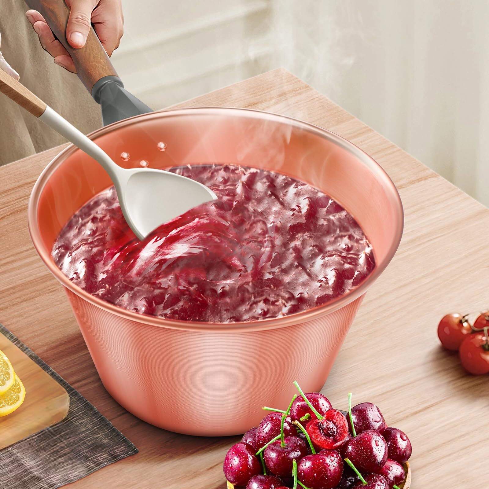 butia jam cooking in pot