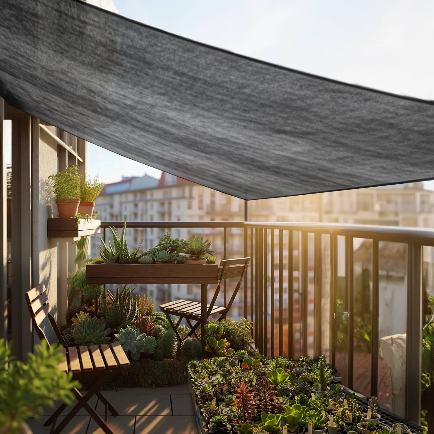 bear paw succulent balcony shade cloth